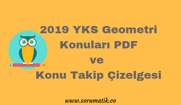 2019 YKS Geometri Konuları PDF 1