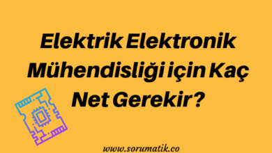 Elektrik Elektronik Mühendisliği için Kaç Net Gerekir?