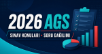 2026 AGS Sınav Konuları ve Soru Dağılımı