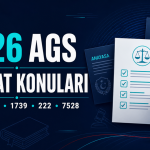 2026 AGS Mevzuat Konuları ve Soru Dağılımı