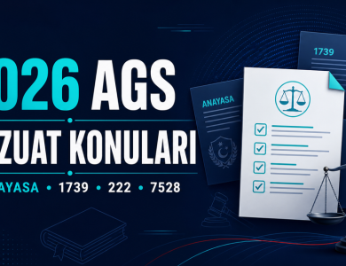 2026 AGS Mevzuat Konuları ve Soru Dağılımı