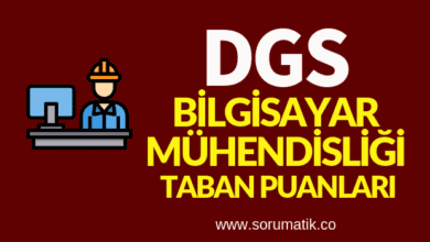 2019 DGS Bilgisayar Mühendisliği Taban Puanları ve Kontenjanları
