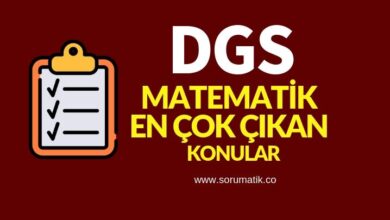 DGS Matematik En Çok Soru Çıkan Konular Neler