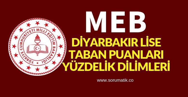 2019 Diyarbakır Lise Taban Puanları ve Yüzdelik Dilimleri MEB-LGS  (En Son Güncel MEB Verileri)