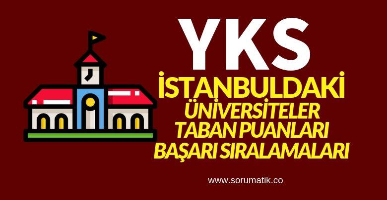 2019 İstanbul Üniversiteleri ve Taban Puanları [ÖSYM-YÖK] 13