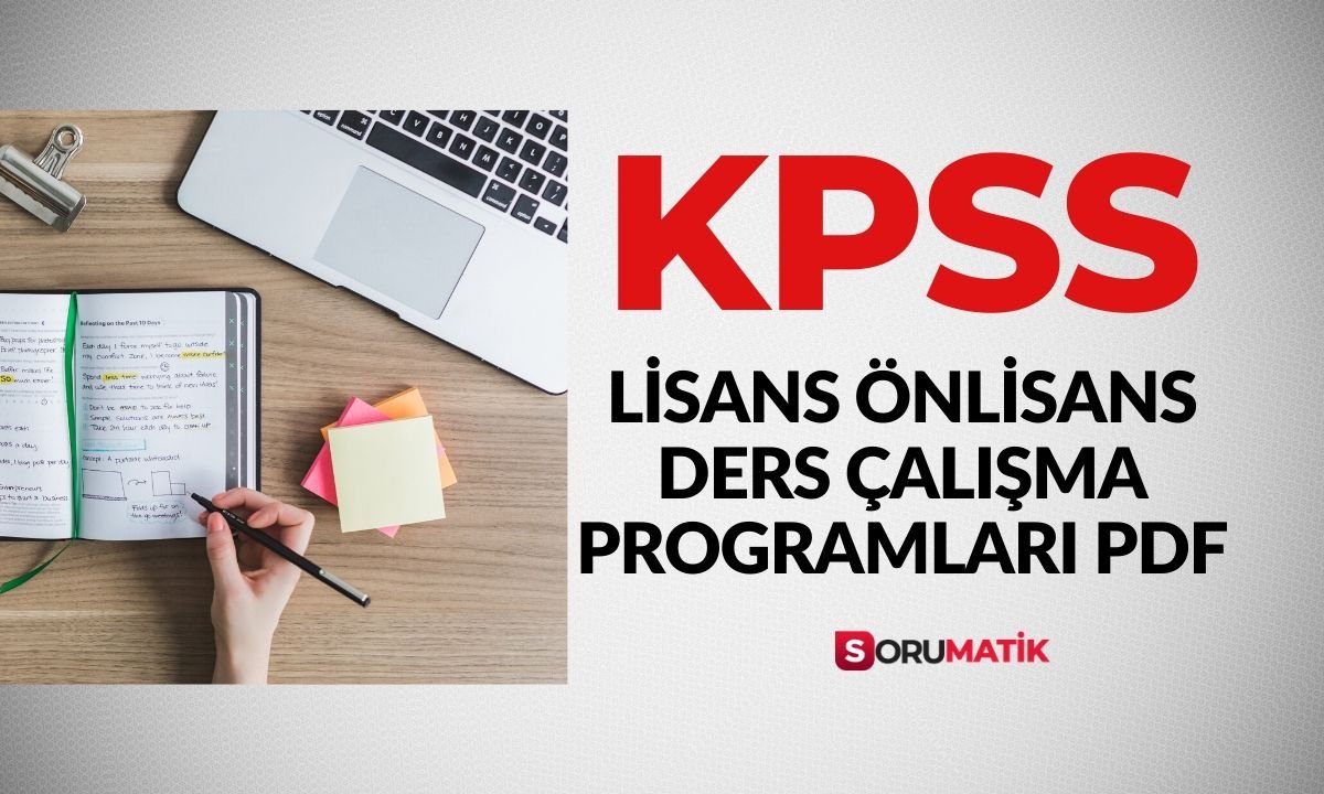 KPSS Ders Çalışma Programı PDF kpss lisans önlisans çalışma programları