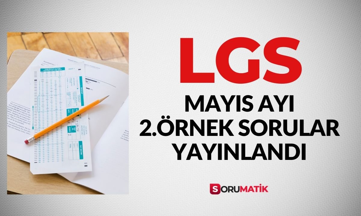 LGS Mayıs ayı 2. örnek soruları PDF 2020