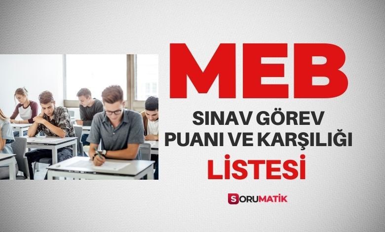 meb-sinav-gorevi-puan-karsiliklari-listesi