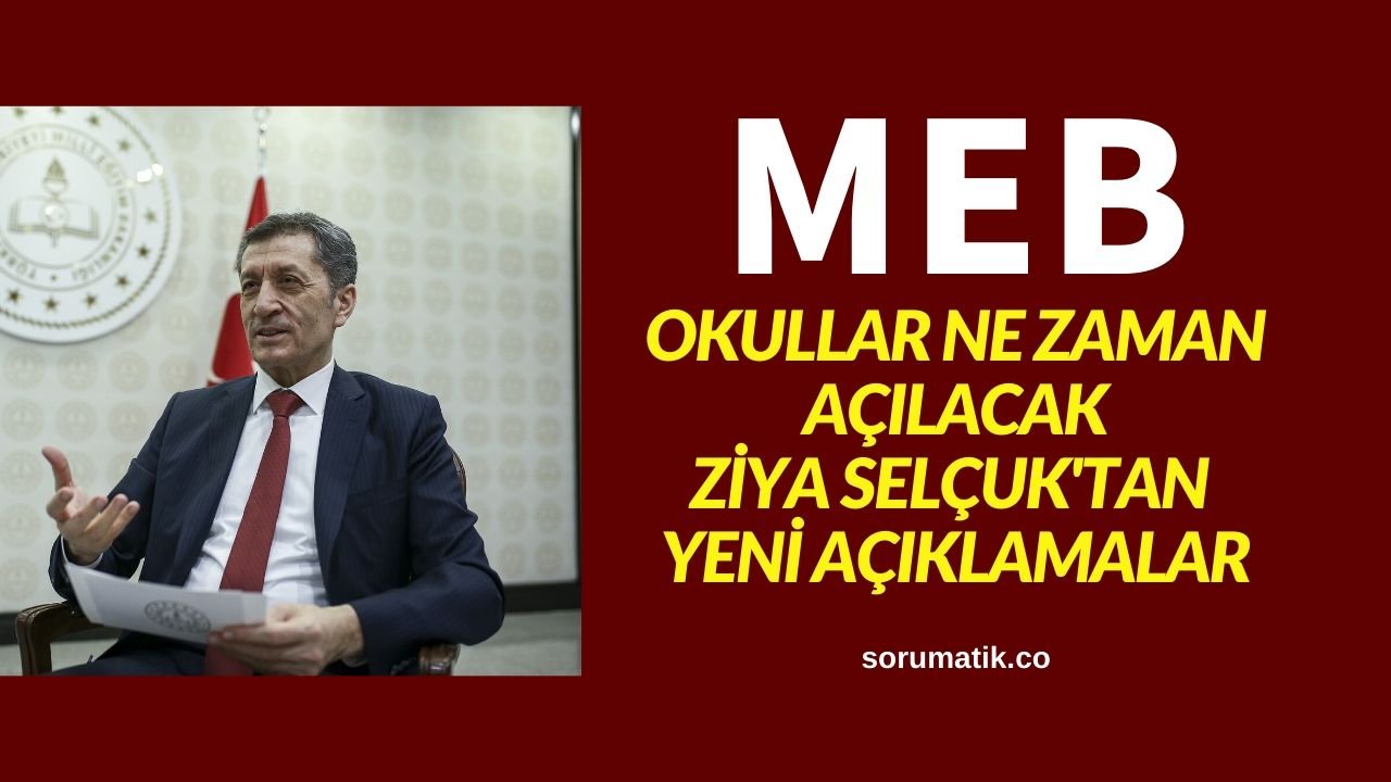 okullar ne zaman açılacak LGS Sınavı nasıl yapılacak