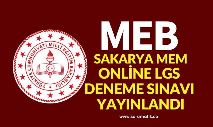 Sakarya ÖDM Online 1. LGS Deneme Sınavı 1 Sakarya ÖDM Online LGS Deneme Sınavı