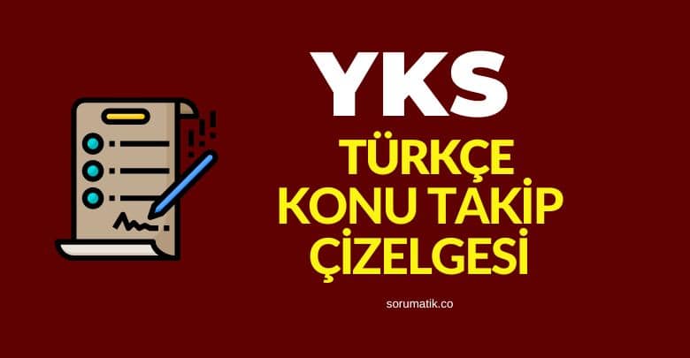 TYT Türkçe çalışma programı, tyt türkçe bitime programı ve konu takip çizelgesi