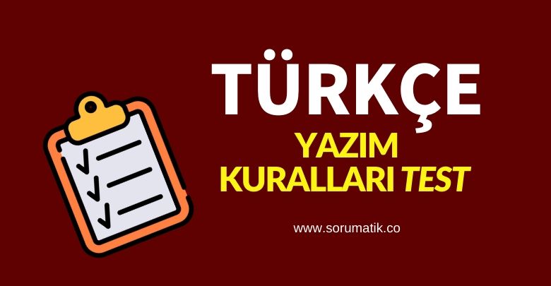 yazım kuralları test çöz pdf