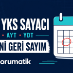 2028 tahmini YKS TYT AYT YDT geri sayım sayacı görseli
