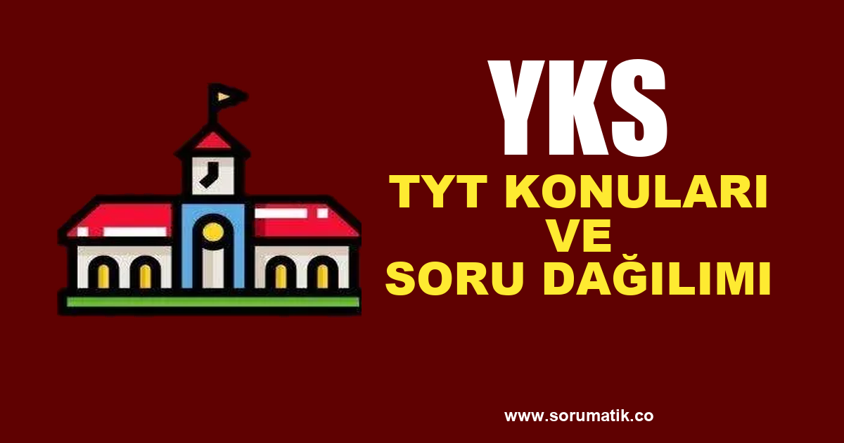2027 YKS TYT Konuları ve Soru Dağılımı: Ders Ders Güncel Liste